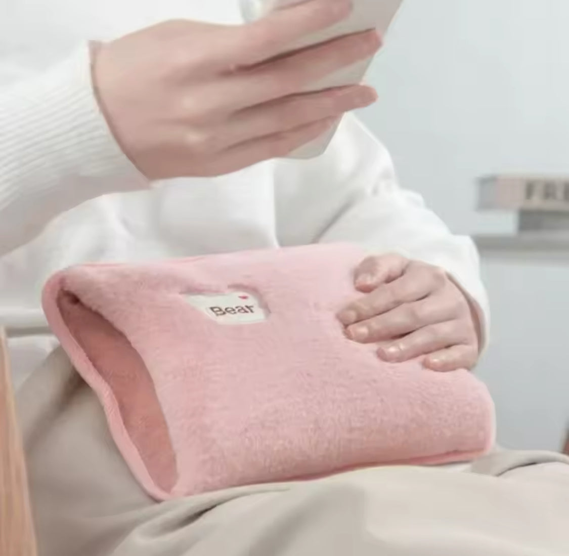 Reusable Plush Hot Water Bottle, Rechargeable Electric Hot Water Bag, Portable Hot Stove Hand Water Bag Reusable Plush Hot Water Bottle, Rechargeable Electric Hot Water Bag, Portable Hot Stove Hand Water Bag